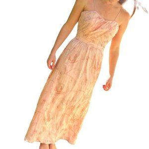 ERIN Erin Fetherston Strapless Floral Ruched-Bodice‎ Gown, Strawberry Creme 2